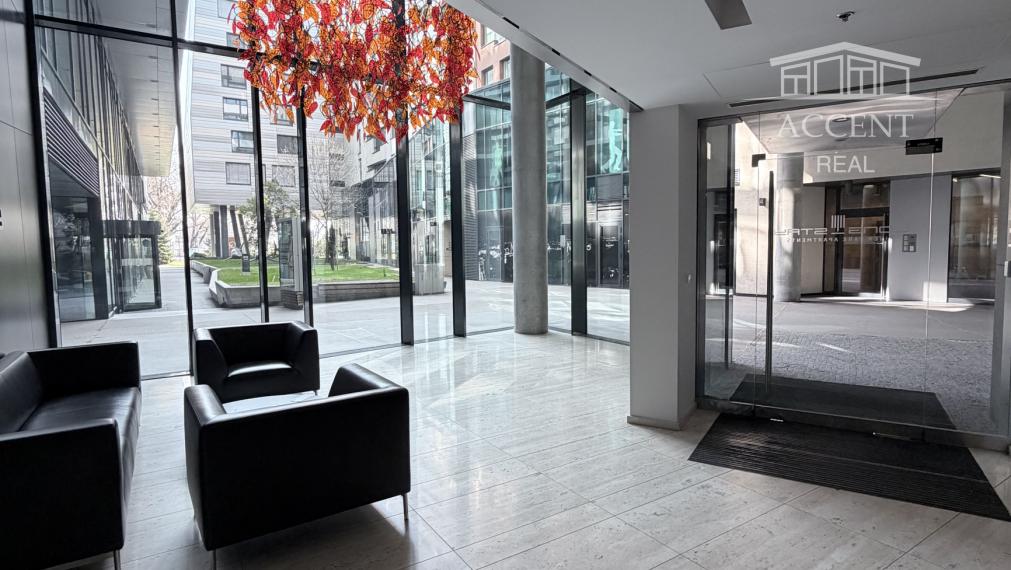 LUXUSNÝ VEĽKOMETRÁŽNY 3-IZBOVÝ BYT(90M2) NA 10. POSCHODÍ V RIVERPARKU S VÝHĽADOM NA DUNAJ - PARKING V GARÁŽI