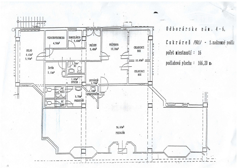 PRÉMIOVÉ OBCHODNÉ PRIESTORY(166M2) S VÝKLADMI NA FREKVENTOVANEJ ULICI V CENTRE - KRÍŽNA UL.