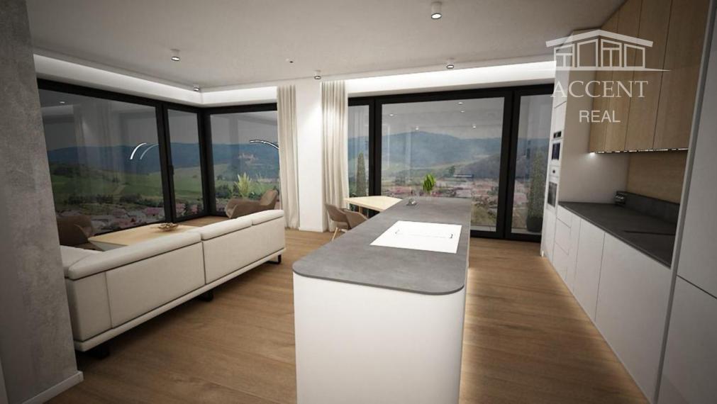 NADŠTANDARDNÝ  BYT NA 12. POSCHODÍ V NOVOSTAVBE LIGET PRI DUNAJI S PANORAMATICKÝM VÝHĽADOM NA MESTO - 2 PARKOVACIE MIESTA