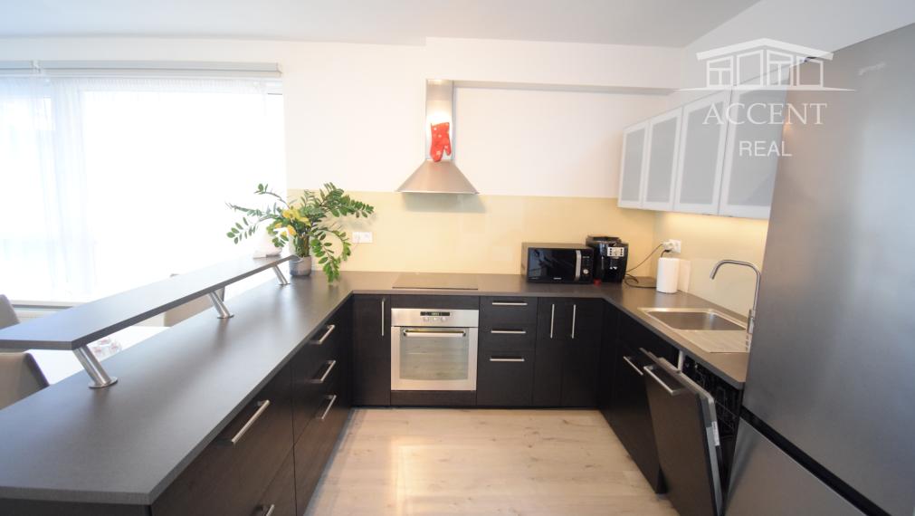 PRENÁJOM  MODERNEJ  A PRIESTRANNEJ  2 -  IZBOVEJ NOVOSTAVBY S PODZEMNÝM PARKOVACÍM MIESTOM