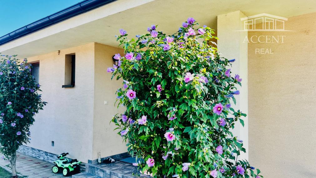 PRIESTRANNÝ 4-IZBOVÝ BUNGALOV (188M2) S GARÁŽOU A S PEKNÝM POZEMKOM (550M2) LEN 4KM OD SENCA - HRUBÝ ŚÚR