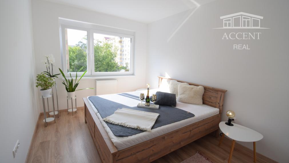 PRENÁJOM  KRÁSNEJ 2 - IZBOVEJ NOVOSTAVBY S BALKÓNOM A  PARKOVACÍM MIESTOM