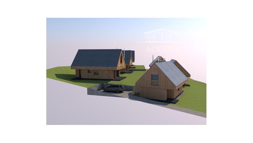 REKREAČNÉ CHATY (116M2) V ŠTANDARDE S KUCHYŇOU -  V NÁDHERNEJ LOKALITE LYŽIARSKEHO STREDISKA MÝTO POD ĎUMBIEROM