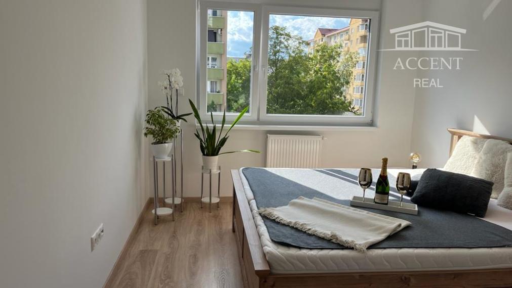 PRENÁJOM  KRÁSNEJ 2 - IZBOVEJ NOVOSTAVBY S BALKÓNOM A  PARKOVACÍM MIESTOM