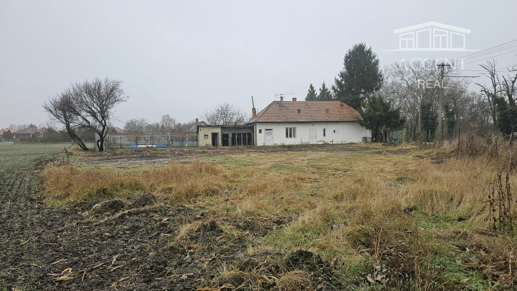 KRÁĽOVIČOVE KRAČANY - VEĽKÝ STAVEBNÝ POZEMOK 1200m2 SO STARŠÍM DOMOM