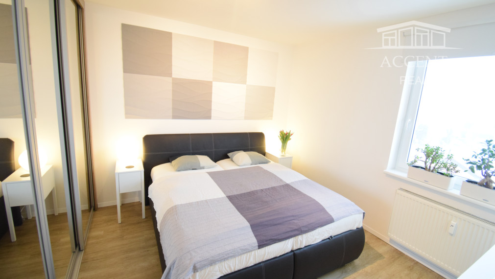 PRENÁJOM DIZAJNOVÉHO 2 - IZBOVÉHO BYTU SO ŠATNÍKOM A BALKÓNOM NA TRNÁVKE