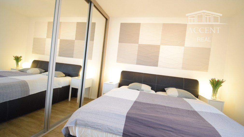 PRENÁJOM DIZAJNOVÉHO 2 - IZBOVÉHO BYTU SO ŠATNÍKOM A BALKÓNOM NA TRNÁVKE