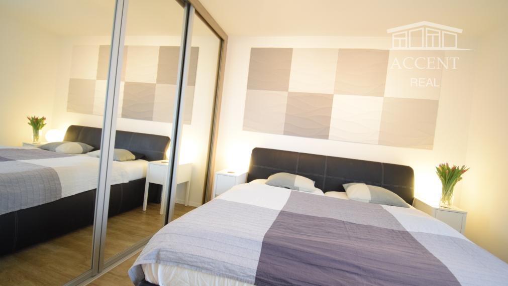 PRENÁJOM DIZAJNOVÉHO 2 - IZBOVÉHO BYTU SO ŠATNÍKOM A BALKÓNOM NA TRNÁVKE