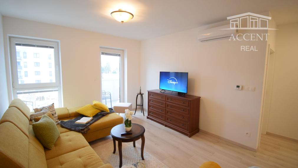 PRENÁJOM  KRÁSNEJ 2 - IZBOVEJ NOVOSTAVBY S BALKÓNOM A  PARKOVACÍM MIESTOM