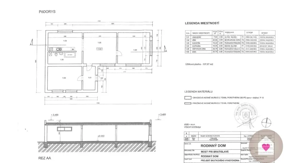 BUNGALOV V POKOJNEJ LOKALITE S PEKNÝM ROŽNÝM POZEMKOM (538M2) - MOST PRI BRATISLAVE