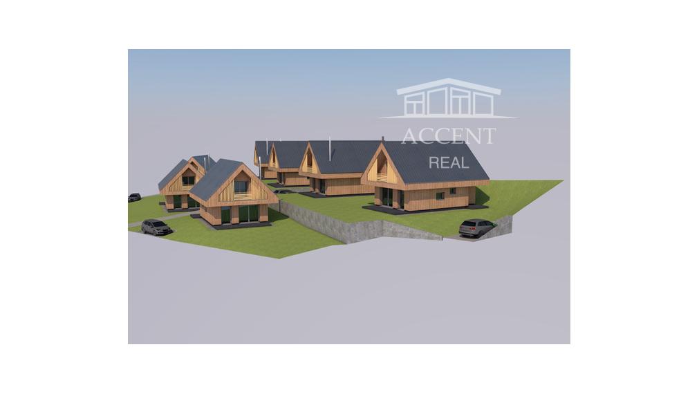 REKREAČNÉ CHATY (116M2) V ŠTANDARDE S KUCHYŇOU -  V NÁDHERNEJ LOKALITE LYŽIARSKEHO STREDISKA MÝTO POD ĎUMBIEROM