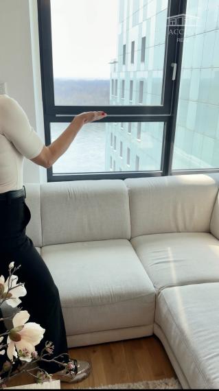 LUXUSNÝ VEĽKOMETRÁŽNY 3-IZBOVÝ BYT(90M2) NA 10. POSCHODÍ V RIVERPARKU S VÝHĽADOM NA DUNAJ - PARKING V GARÁŽI