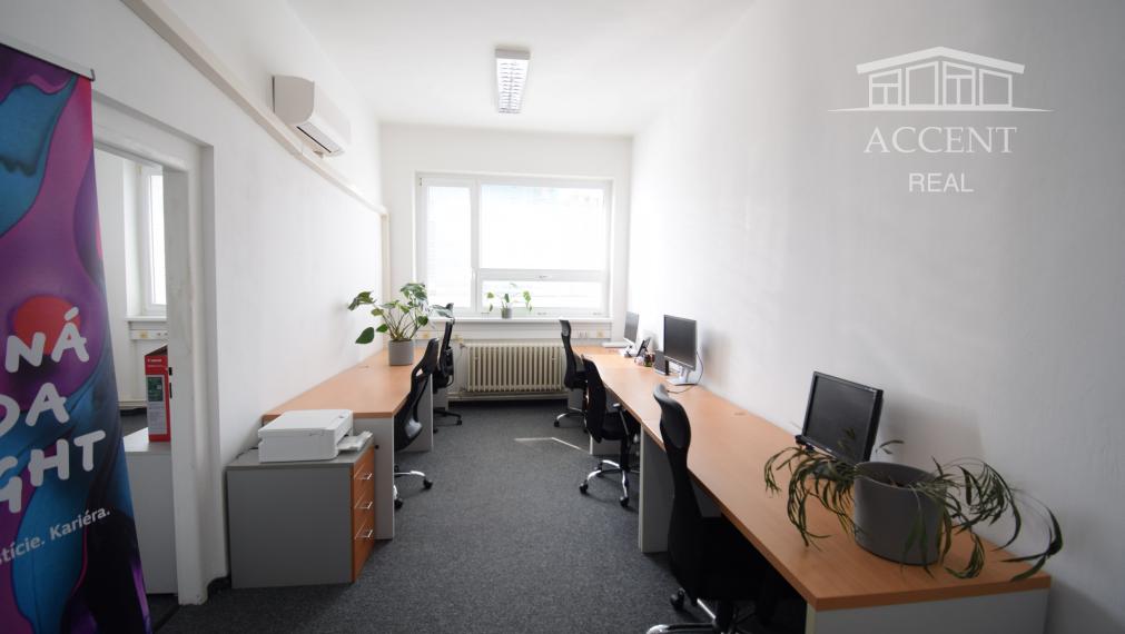 PRENÁJOM POSLEDNÝCH ZARIADENÝCH KANCELÁRIÍ S PARKOVACÍMI MIESTAMI - FREKVENTOVANÁ IVANSKÁ CESTA