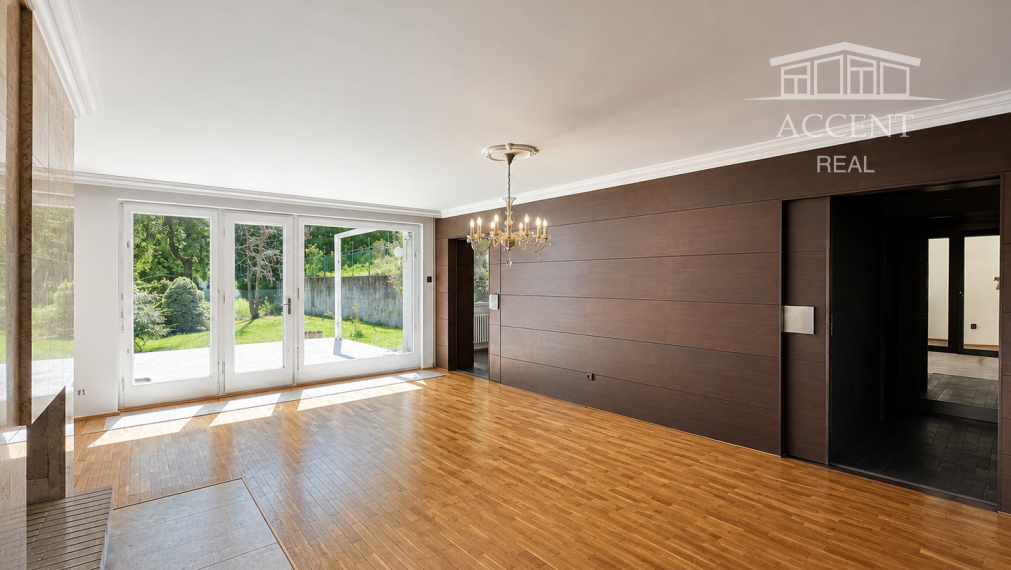 DVOJPODLAŽNÁ VILA (279M2) S PEKNÝM ROVINATÝM POZEMKOM(592M2) A NÁDHERNÝM VÝHĽADOM  - 6 PARKOVACÍCH MIEST