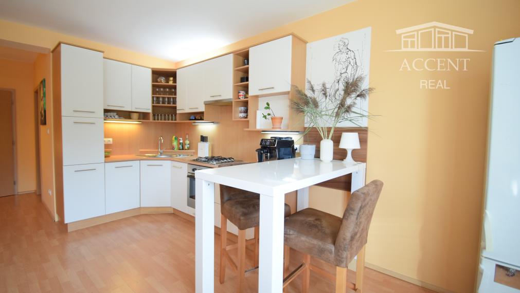 PEKNÝ, KOMPLETNE ZARIADENÝ 1-IZBOVÝ BYT 45M2 S PARKOVACÍM MIESTOM