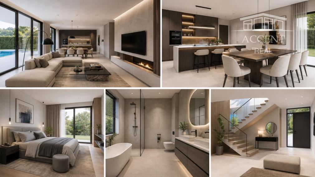 ACCENT REAL - PRÉMIOVÁ VILA S VEĽKORYSÝM PRIESTOROM A S GARÁŽOU (266M2) V IVANKE PRI DUNAJI