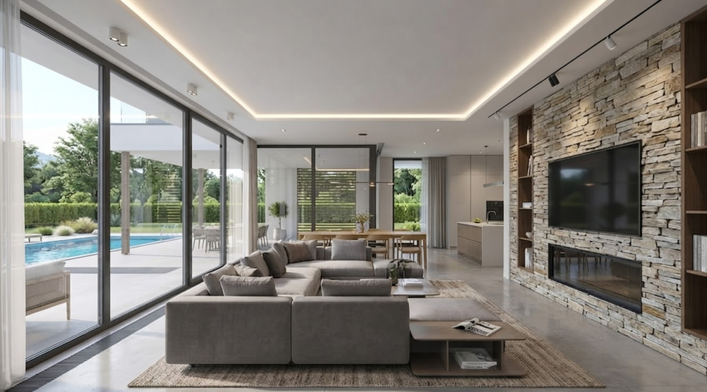 ACCENT REAL - PRÉMIOVÁ VILA S VEĽKORYSÝM PRIESTOROM A S GARÁŽOU (266M2) V IVANKE PRI DUNAJI