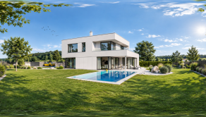 ACCENT REAL - PRÉMIOVÁ VILA S VEĽKORYSOU VÝMEROU 266M2, TERASA, GARÁŽ, 4 PARKOVACIE MIESTA - IVANKA PRI DUNAJI - fotografia 1