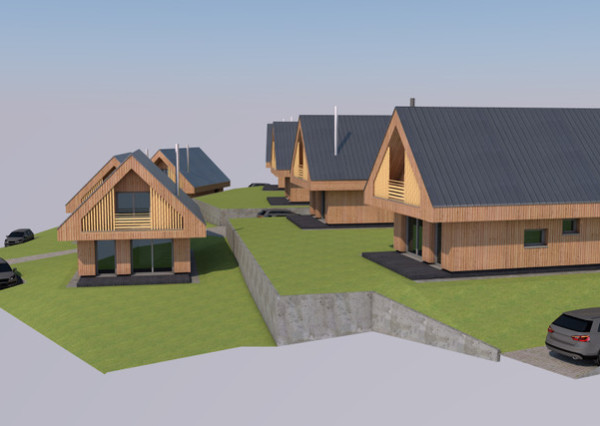 REKREAČNÉ CHATY (116M2) V ŠTANDARDE S KUCHYŇOU -  V NÁDHERNEJ LOKALITE LYŽIARSKEHO STREDISKA MÝTO POD ĎUMBIEROM