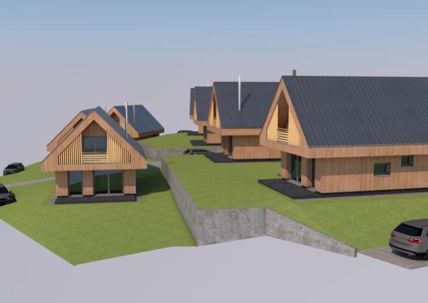 REKREAČNÉ CHATY (116M2) V ŠTANDARDE S KUCHYŇOU -  V NÁDHERNEJ LOKALITE LYŽIARSKEHO STREDISKA MÝTO POD ĎUMBIEROM