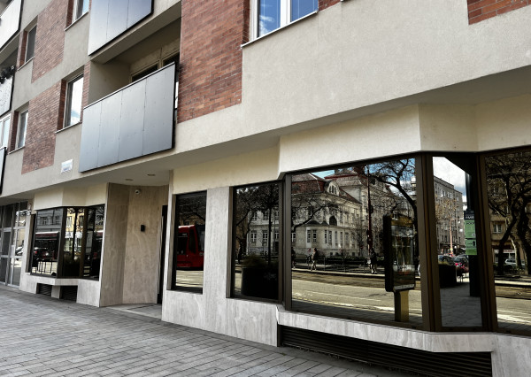 PRÉMIOVÉ OBCHODNÉ PRIESTORY(166M2) S VÝKLADMI NA FREKVENTOVANEJ ULICI V CENTRE - KRÍŽNA UL.