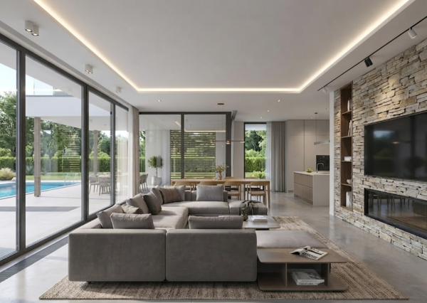 ACCENT REAL - PRÉMIOVÁ VILA S VEĽKORYSÝM PRIESTOROM A S GARÁŽOU (266M2) V IVANKE PRI DUNAJI
