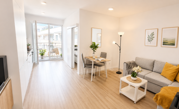 ACCENT REAL / PRENÁJOM 2 - IZBOVEJ NOVOSTAVBY S PARKOVACÍM MIESTOM A BALKÓNOM