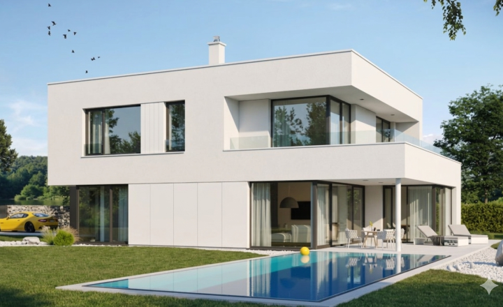ACCENT REAL - PRÉMIOVÁ VILA S VEĽKORYSÝM PRIESTOROM A S GARÁŽOU (266M2) V IVANKE PRI DUNAJI