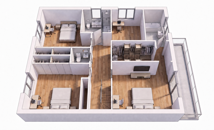 ACCENT REAL - PRÉMIOVÁ VILA S VEĽKORYSÝM PRIESTOROM A S GARÁŽOU (266M2) V IVANKE PRI DUNAJI - fotografia 7
