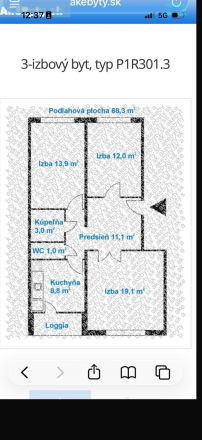 PRIESTRANNÝ 3-IZBOVÝ BYT S LOGGIOU(75M2) -  FURDEKOVA UL., PETRŽALKA - fotografia 10