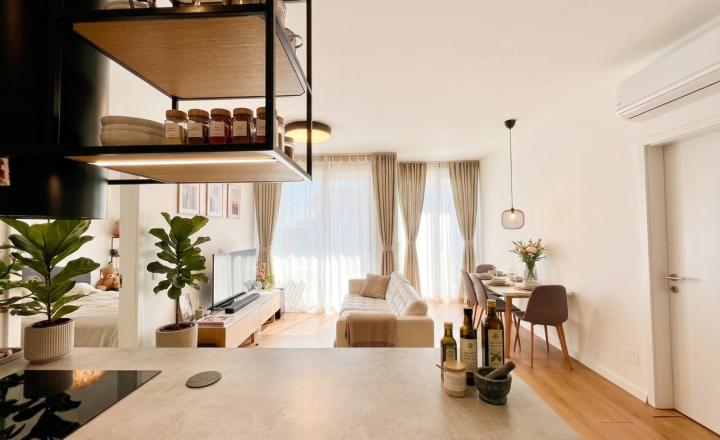 DIZAJNOVÝ 3-IZBOVÝ BYT S LOGGIOU A S GARÁŽOU V NOVOSTAVBE SYMPATIA - VAJNORSKÁ - fotografia 4