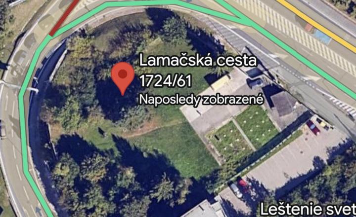 STAVEBNÝ POZEMOK  2597M2 - ZMIEŠANÁ ZÓNA - LAMAČSKÁ CESTA - fotografia 1
