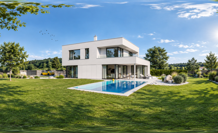 ACCENT REAL - PRÉMIOVÁ VILA S VEĽKORYSOU VÝMEROU 266M2, TERASA, GARÁŽ, 4 PARKOVACIE MIESTA - IVANKA PRI DUNAJI - fotografia 1